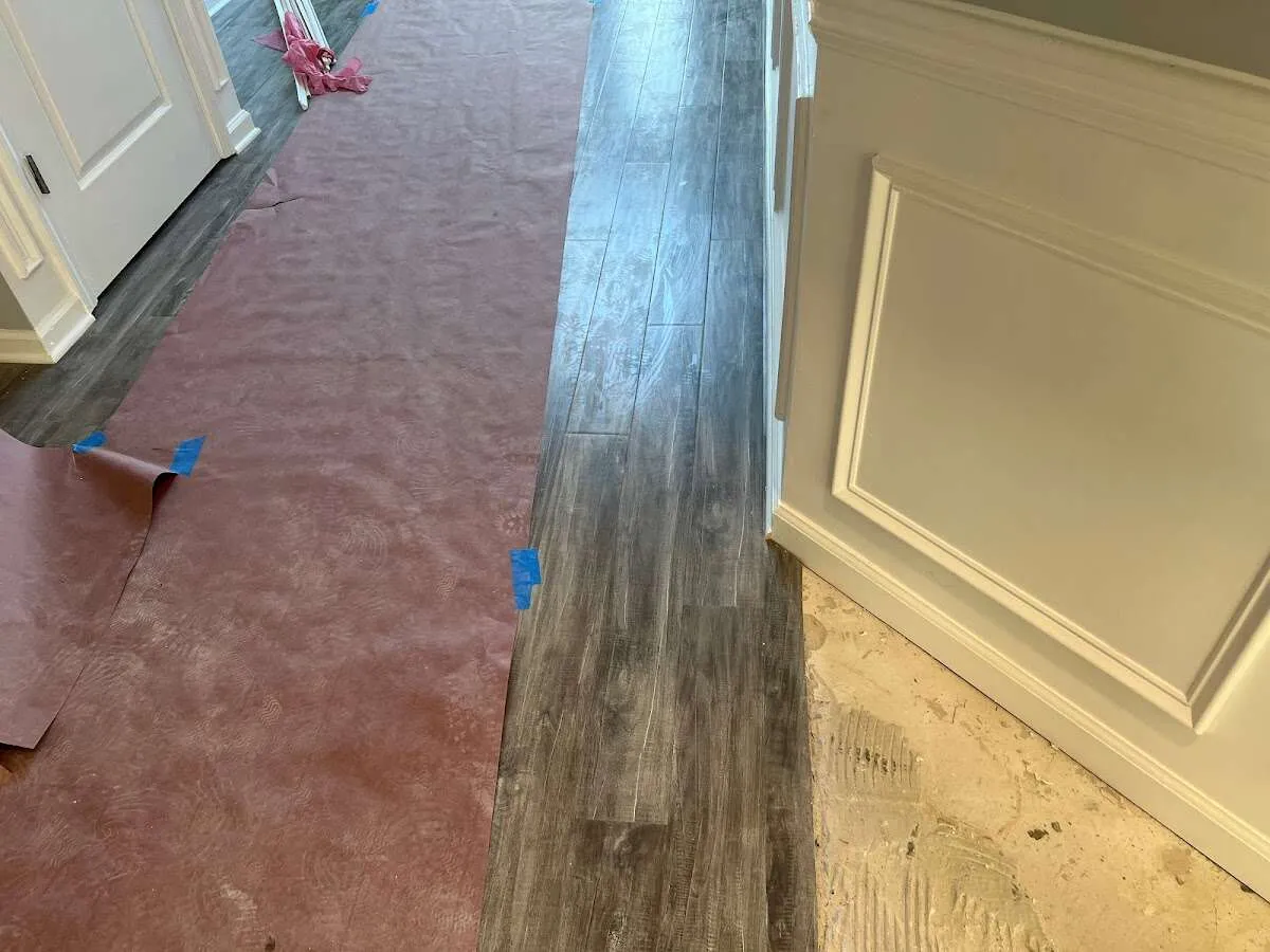 Completed marble shower restoration in Grayling